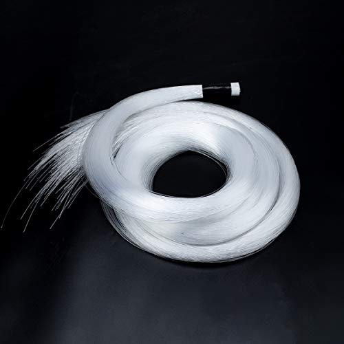 AZIMOM PMMA - Rollo de cable de fibra óptica para techo estrellado (plástico, 450 unidades, 0,75 mm, 10 pies)