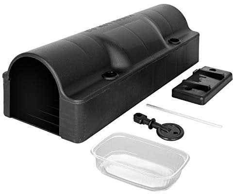 Petigi Köderstation Ratten Set Rohr Köderbox Garten Mausfalle Mäuse Rattenköderbox Box Rattenköderstation Rattenfalle Kinder- Haustiersicher Koederbox 1-30 St, Anzahl:1