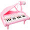 Love&Mini Tastiera di pianoforte per bambini - Giocattolo musicale per bambini di 1 2 3 anni regalo di compleanno con microfono