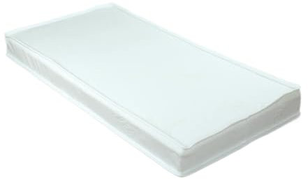 Letti Moderni Latex Kokos Matratze Baby, 100% Latexkern, 60x120 70x140 Höhe 12 cm, (60 cm x 120 cm x 12 cm)