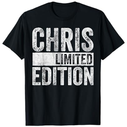 Chemise humoristique personnalisée Chris édition limitée T-Shirt
