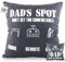 COLOFALLA Dad Gifts Cushion Cover Double-Sided 45x45cm Throw Pillow Cover with Pockets Birthday Gifts for Dad from Daughter Son Christmas Fathers Day