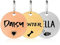 Etiquetas de identificación de mascotas, Placa de nombre personalizadas para mascotas de acero inoxidable grabada con láser, accesorio de collar personalizado para perros y gatos (Redondo)