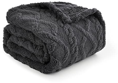 MIULEE Hundedecke 70x100 cm Kuscheldecke Hunde Weiche Decken Katzen Fleecedecke Waschbare Schlafunterlage Geeignet für Hunde, Katzen, Meerschweinchen und andere Tiere Dunkelgrau
