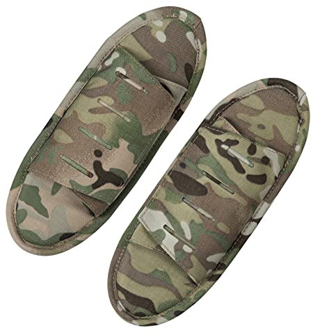 IDOGEAR Taktische Schulterpolster für Weste Universal Abnehmbares Schutzpolster für Rucksack Schultergurt Outdoor Reisetaschen Atmungsaktive Dekompressionsweiche Kissenpolster (camo)