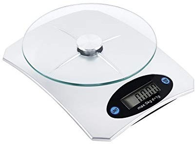 CASOTA Báscula de Cocina electrónica Digital báscula multifunción, Suministros Herramientas de Cocina báscula Manual (Color: Astilla)