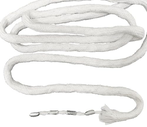 YJSDDNTY 5M Filo di Piombo per Tende, Piombini per Tende Varie Grammature Peso per Tende per Tende da Doccia Tovaglia Tendine Finestra per Evitare di Soffiare(Bianco)