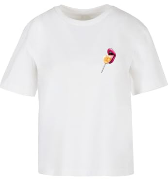 Miss Tee Damen Sugar Bomb Tee White, XS