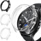 ivoler 3 Pièces Coque Dur HD Clair pour Xiaomi Watch 2 Pro, Ultra Mince Étui de Protection Antichoc, Anti-Rayures Rigide PC Bumper Housse Case (2 Transparent + 1 Noir)