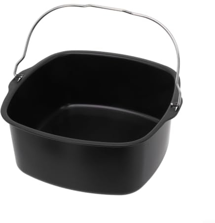 Elchuiaby For Non-stick Aluminum Cake Pan Basket 7/8 Inch Air Fryer Accessories Homemade Cake Microwave-safe Kitchen Tools(7-inch)