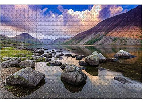 1000 Piece Wastwater in The Lake District Large Piece Jigsaw Puzzles for Adults Educational Toy for Kids Creative Games Entertainment Puzzles Home Decor 26x38CM