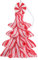 TOPPERFUN Schleim-Weihnachtsbaum weihnachtsschmuck selber Machen Christbaumschmuck Weihnachtsdekorationen Beschreibung Geburt Ornamente für Handwerk Weihnachtsbaumdekoration Polymer-Ton rot
