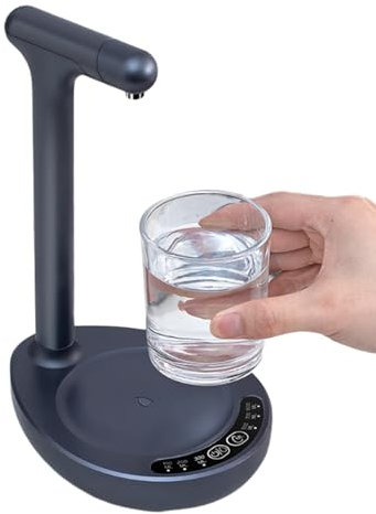 Automatic Water Jar Pump - Electric Rechargeable Bottle Dispenser, Hands Drinking Water Spout | 6 Modes Rechargeable Home Supplies, Ricar Device