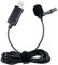SELVFZ Portable USB Microphone Lapel Lavalier Mic Clip-on External Buttonhole Microphones For Laptop PC Computer