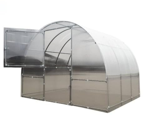 Atout Loisir Serre Tunnel Polycarbonate larg 3 m Jura Easy, Long 2 m, Épaisseur 4 mm