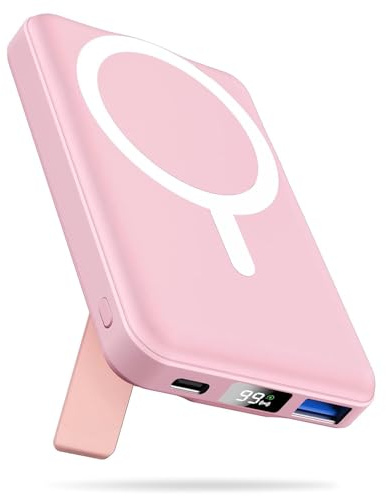 AOGUERBE PowerBank per MagSafe, 10000mAh Power Bank Magnetico per iPhone