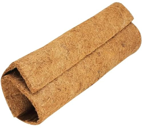 UJEDFHV Rotolo in Cocco Tappetino in Fibra di Cocco da 10 m, Rivestimento for fioriere, Cuscinetti for aiuole, Controllo dei Semi, Coltivazione