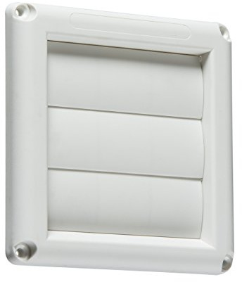 Knightsbridge 100 mm/4-Inch Gravity Shutter - White