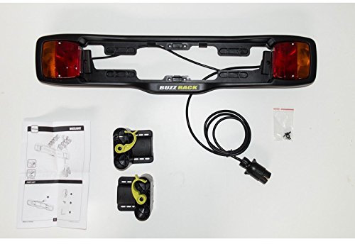 Buzzrack - BUZZRACK Light KIT : Porte Plaque avec éclairage