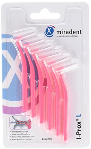 I-Prox Interdentalbürsten-Set, Rosa, XX-Fein, 6 Stück, L, 4er-Pack