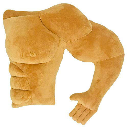 VACHICHI Boyfriend Kissen Kissenbezüge mit Neuheit und Kreation Kissenhülle in from von Muskulöser Mann von Arm und Freunde ersatze Pillow Geburtstagsgeschenk Valentinstag (Linken )