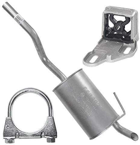 Endschalldämpfer Auspuff Endtopf für Renault Clio 2 II B 1.2i 1.4i 1.9D