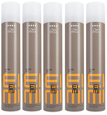 5er Wella Professionals EIMI Super Set Haarspray Extra Strong Finishing Spray 500 ml