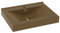 vidaXL Luxus Waschbecken mit Hahnloch Waschtisch Aufsatzwaschbecken Waschplatz Handwaschbecken Aufsatzwaschtisch Matt Creme 60x46cm Keramik