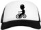Cycler Wolf Weiß Schwarz Unisex Baseball Cap White Black Unisex