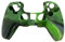 Black & Green Camouflage Soft Protection Silicone Skin for PS5 Game Pad Controller
