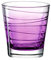 Leonardo Vario Struttura 026843 Verre à eau en verre coloré Violet 250 ml