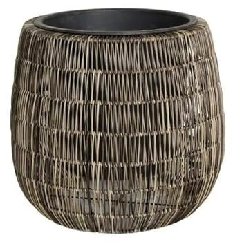 Trend Line Polyrattan Pflanztopf Ø 45 x 40 cm braun Körbe, Blumentöpfe, kästen & Untersetzer