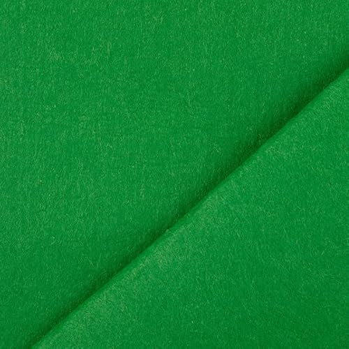 STOFFKONTOR Bastelfilz Filz Stoff Stärke 4,0 mm Breite 45 cm - Meterware, Farbe Grün - zum Basteln und Dekorieren