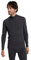 Mountain Warehouse Merino Mens Long Sleeved Thermal Baselayer Top - Lightweight, Breathable & Quick Wicking Jumper with Half Zip - for Walking & Hiking Dark Grey XXS