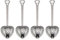 Tea Infusers TAODAN 4pcs Tea Strainers for Loose Tea Stainless Steel Heart Shaped Tea Filter Tea Strainer Spoon