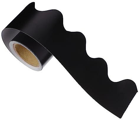 MAGICLULU Randdekorpapier Bordüre Für Lehrer Dekorative Bordüren Aus Pappe Whiteboard-dekor Schreibtisch Rote Pinnwandränder Whiteboard-umrandung Büro Papierstau Weihnachten Papier Klebeband
