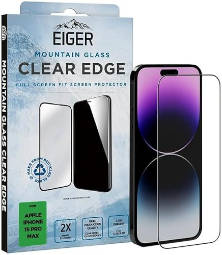 Eiger SP Mountain Glass Clear Edge iPhone 15 Pro Max