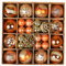 Sharplace 36 Piece Christmas Ball Ornaments - Tree Decorations, Party Supplies, Baubles for Christmas, Birthday, Wedding, Xmas - Orange