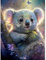 ParNarZar 5D Diamant Painting bilder 30x40cm Koala, Klein Eckige Steine DIY vollbild set für Eingangshalle, Treppe, Küche, Speisesaal, Wohnstub, Schlafzimmer
