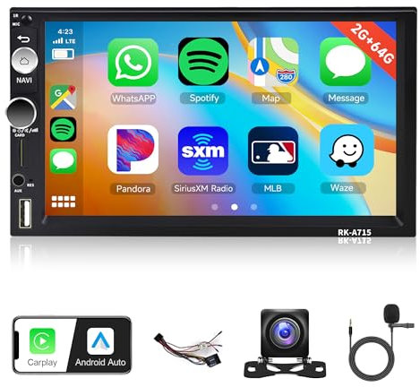 Rimoody 2G+64G Wireless Apple Carplay Android Autoradio 2 Din