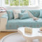 ZCXRYFL Baumwolle-Sofa üBerzug L/U-Form Ecksofa Sofabezug 1 2 3 4 Sitzer-rutschfest-Sofa üBerwurf Decke FüR Leder/Holz/Stoff Sofa Cat Kratzfeste Decken FüR Balkon Fensterbrett(70X90cm,Blue)