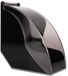 Billowvolve Kaffeefilterhalter Aufbewahrung Kaffeefilter Papierspender Box mit Staubdichter Abdeckung mit Abdeckung für Filtergrößen 1&2 und 4 V60 und Kegelkaffeefilter (schwarz)