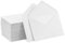 Briefumschläge Aus Kraftpapier,DIN C6,130 g/m²,für Briefe, Grußkarten, Einladungskarten, Geburtstagskarten-Weiß,100 Stück