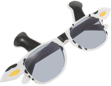 ANDRESLAD Kuhbrille Sonnenbrille Lustige Partybrille Kreatives Accessoire Für Cosplay Halloween Karneval Neuheit