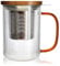 OGO LIVING - Karl Teetasse 475 ml aus Borosilikatglas, Bernsteingriff – 7912190