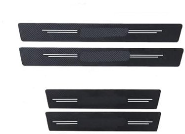 Einstiegsleisten Schutz Für GTD Für Passat Für B7 Für B6 Für Golf 3 4 5 6 7 8 Stamm Stoßstange Pad Auto Schwelle Einstiegs Aufkleber Einstiegsleisten Auto(4Pcs)