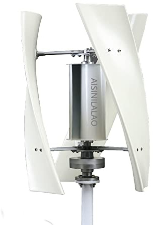 AISINILALAO 3000 W Windkraftanlage der vertikalen Achse, 48 V 24 V 12 V Windgenerator VAWT Home kleine Windmühle freie Energie mit MPPT -Ladecontroller
