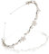 WUSJCOF Serre-tête Communion Fille et Mariée – Accessoire Cheveux Argenté avec Fleurs pour Première Communion, Mariage et Occasions Spéciales