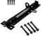Garden Mile 2pc Black Bolt Lock for Shed Gates Doors 8 / 200mm Sliding Brenton Bolts Gate Bolts for Wooden Gates Heavy Duty Locking Black Door Bolt Weatherproof Bolts for Doors and Sheds
