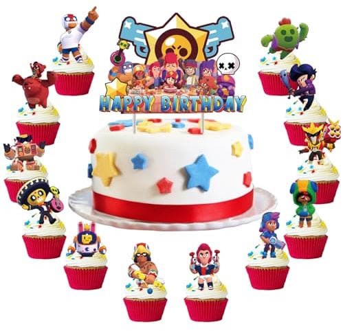 Happy Birthday Tortendeko,25pcs Tortendeko,Cake Topper Geburtstag,Happy Birthday Topper,Cake Topper Set,Kuchen Deko, Geburtstag Deko Se,Tortendekoration zum Kindergeburtstag